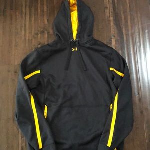 NEW Under Armour Black/yellow Sweatshirt Size L